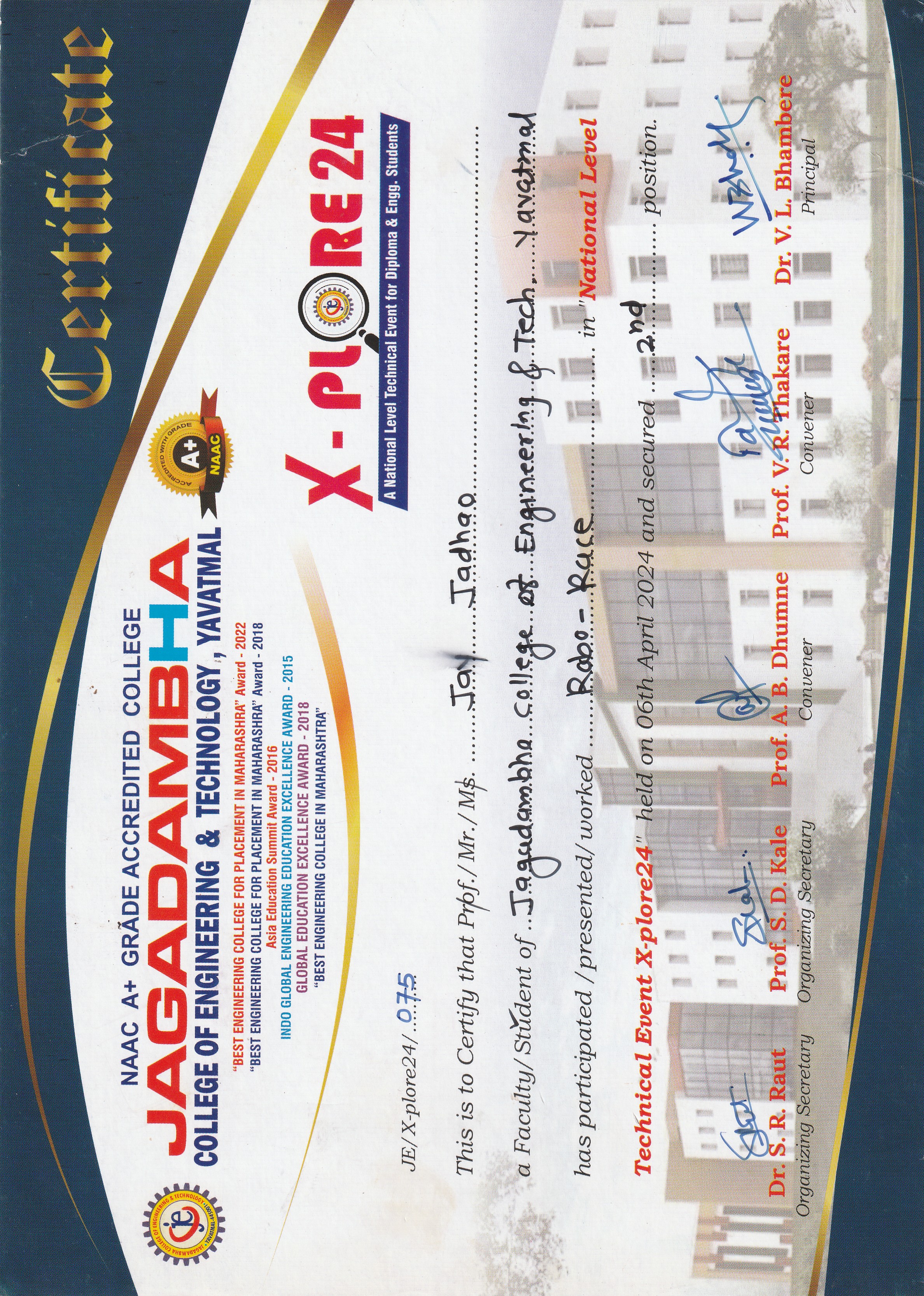 A National Level Technical Event